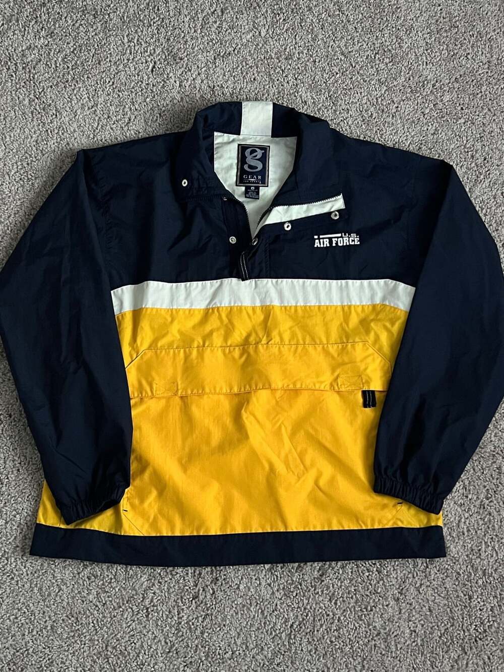 Gear For Sports U.S. Air Force Pullover Windbreaker Jacket